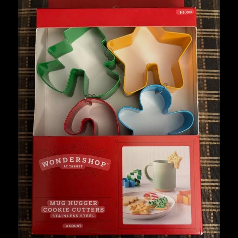 Wondershop Mug Hugger Cookie Cutters Steel Set